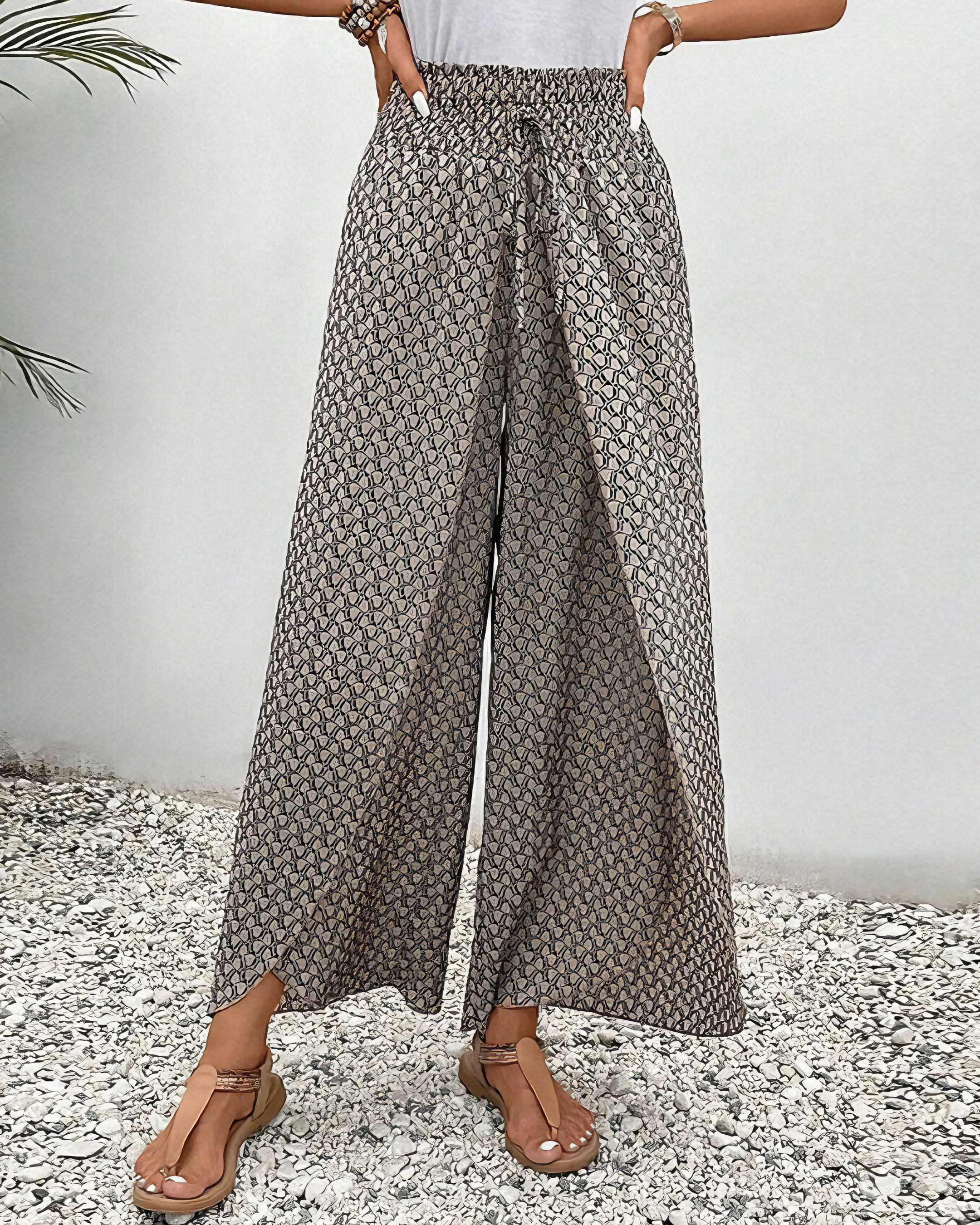 Sahara - Pantalones Anchos Relajados