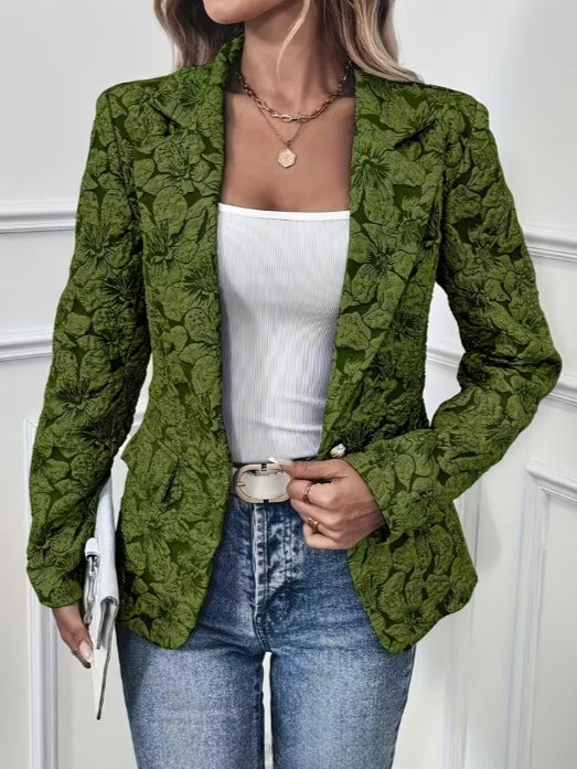 PALOMA | Blazer Jacquard Paisley Entallado